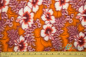 Petal Hibiscus Anti-Pill Polar Fleece Fabric Polyester 13 Oz 58-60