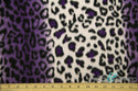 Luxe Leopard Anti-Pill Polar Fleece Fabric Polyester 13 Oz 58-60