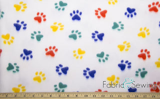 Buy rainbow-paws Plush Paws Anti-Pill Polar Fleece Fabric Polyester 13 Oz 58-60"