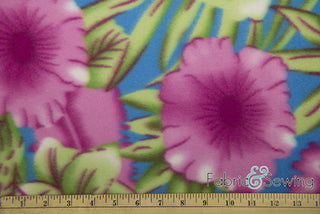 Buy whole-lotta-hawaiian-pink Whole Lotta Hawaiian Anti-Pill Polar Fleece Fabric Polyester 13 Oz 58-60"