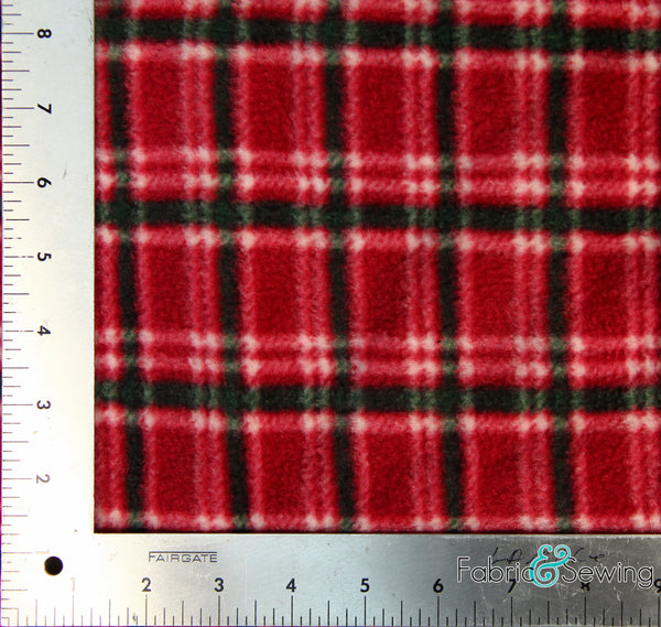 Lumberjack Anti-Pill Polar Fleece - Plush Fabric Polyester 13 Oz 58-60