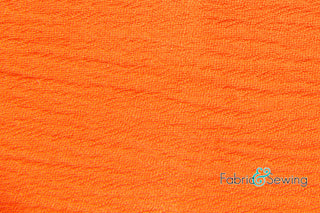 Buy orange-377 Rayon Viscose Crepe Gauze Crepon