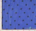 Polka Dot Print Sheer Yoryu Chiffon Fabric Polyester 57-58