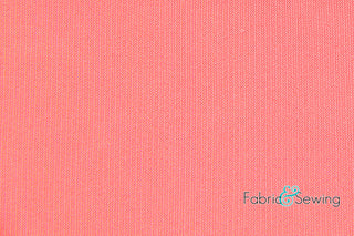 Buy salmon-30-337 Interlock Twist Yarn Jersey Stretch Fabric 4 Way Stretch Polyester 58-60"