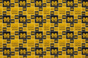 Michigan Wolverines Football Checkered Fat Quarter NCAA