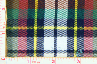 Buy 11 Plaid Flannel Fabric Cotton 7.5 Oz 59-61"
