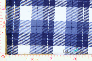 Buy 12 Plaid Flannel Fabric Cotton 7.5 Oz 59-61"