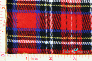 Buy 16 Plaid Flannel Fabric Cotton 7.5 Oz 59-61"