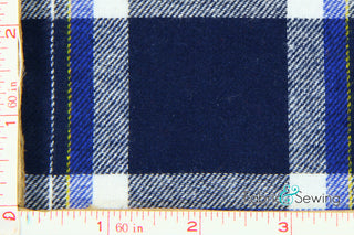 Buy 20 Plaid Flannel Fabric Cotton 7.5 Oz 59-61"