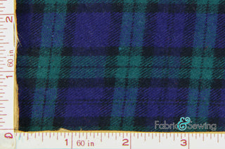Buy 25 Plaid Flannel Fabric Cotton 7.5 Oz 59-61"