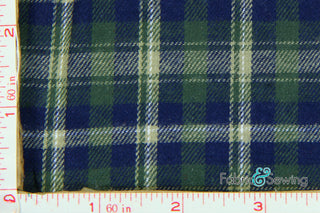 Buy 4 Plaid Flannel Fabric Cotton 7.5 Oz 59-61"