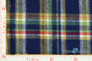 Buy a Plaid Flannel Fabric Cotton 7.5 Oz 59-61"