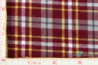 Buy c Plaid Flannel Fabric Cotton 7.5 Oz 59-61"