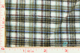 Buy d Plaid Flannel Fabric Cotton 7.5 Oz 59-61"