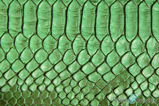 Buy green Snake Skin Faux Fake Leather Vinyl VSS