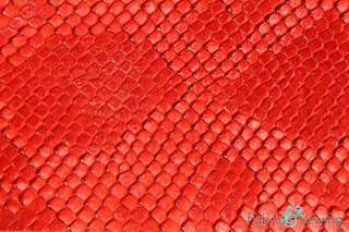 Buy red Snake Skin Faux Fake Leather Vinyl VSS