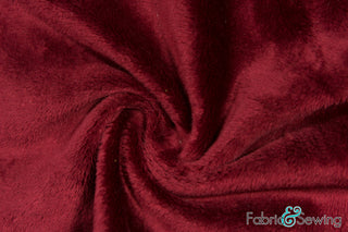 Buy biking-red Minky Smooth Soft Solid Plush Faux Fake Fur