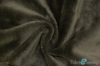 Buy charcoal-grey Minky Smooth Soft Solid Plush Faux Fake Fur