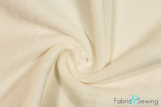 Buy ivory Minky Smooth Soft Solid Plush Faux Fake Fur