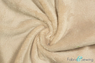 Buy khaki Minky Smooth Soft Solid Plush Faux Fake Fur