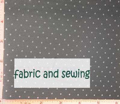 Dot Print Small Hole Net Netting Fabric 2 Way Stretch Nylon 58-60