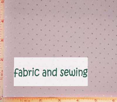 Dot Print Small Hole Net Netting Fabric 2 Way Stretch Nylon 58-60