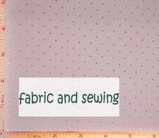 Buy dot-light-pink-white Dot Print Small Hole Net Netting Fabric 2 Way Stretch Nylon 58-60"