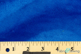 Royal Blue Wavy Velboa Plush Faux Fake Fur
