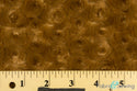Light Brown Minky Swirl Rose Blossom Ball Rosebud Plush Fur Fabric Polyester 16 oz 58-60