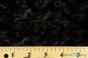 Black Minky Swirl Rose Blossom Ball Rosebud Plush Fur Fabric Polyester 16 oz 58-60