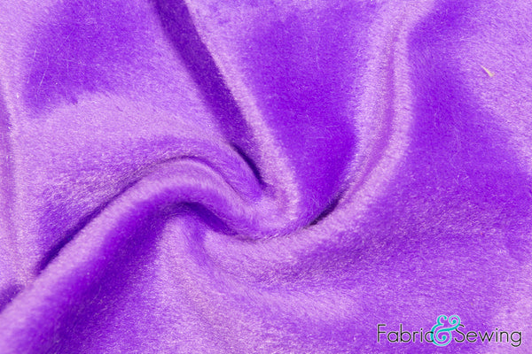 Purple Velboa Plush Faux Fake Fur