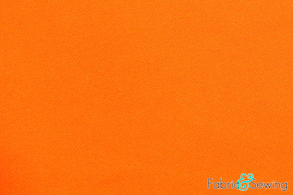 Orange Soccer Jersey Fabric 7.5 Oz Polyester 58-60