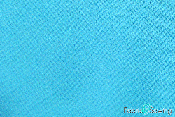 Turquoise Blue Soccer Jersey Fabric 7.5 Oz Polyester 58-60