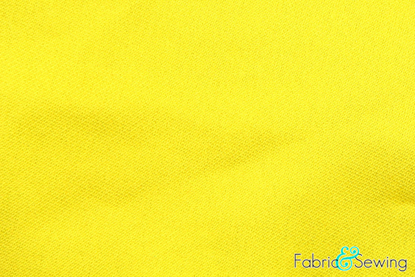 Yellow Soccer Jersey Fabric 7.5 Oz Polyester 58-60