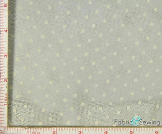 Buy taupe Point D\'Esprit Stretch Mesh with Dot