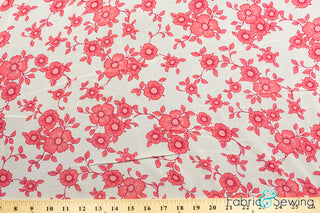 Small Flower Print Sheer High Multi Chiffon Fabric Polyester 2 Oz 58-60