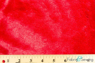Buy red Bear Skin Faux Fake Plush Fur