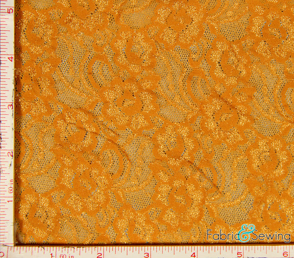 Flower Stretch Lace Fabric 4 Way Stretch Nylon 60-62