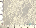 Large Flower Stretch Lace Fabric 4 Way Stretch Nylon Spandex 57-58