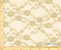 Flower Stretch Lace Fabric 4 Way Stretch Nylon Spandex 58-60