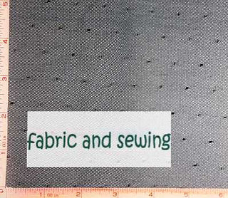 Buy dot-black-black Dot Print Small Hole Net Netting Fabric 4 Way Stretch Nylon 58-60"