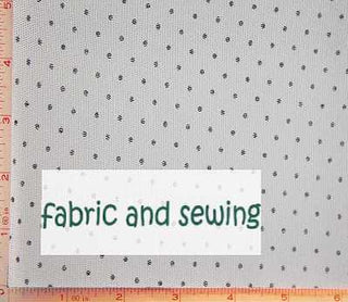 Buy dot-white-black Dot Print Small Hole Net Netting Fabric 4 Way Stretch Nylon 58-60"