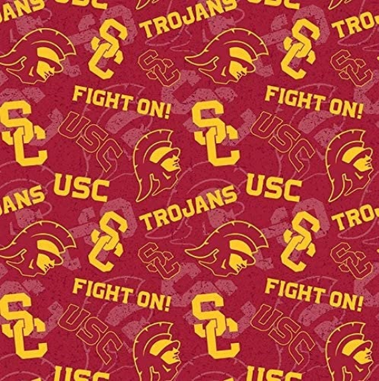 USC Trojans Football Red Fat Quarter