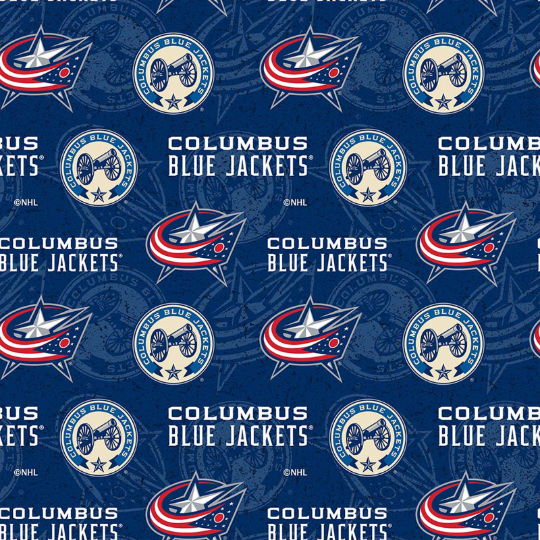 Columbus Blue Jackets NHL Fat Quarter