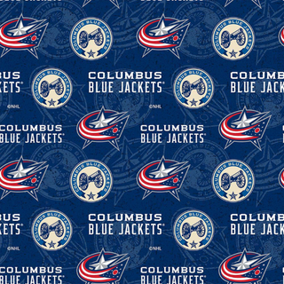 Buy columbus-blue-jackets NHL Hockey Cotton Prints