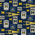 Michigan Wolverines Football Flags